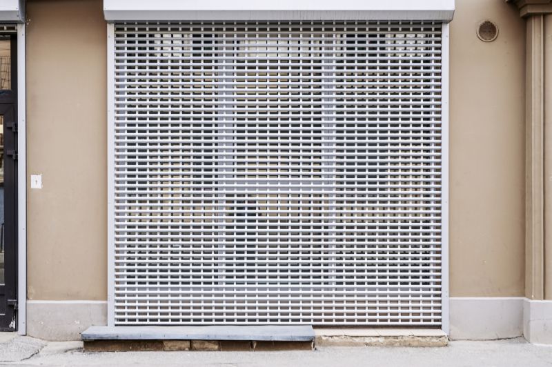 Repaired Security Grille